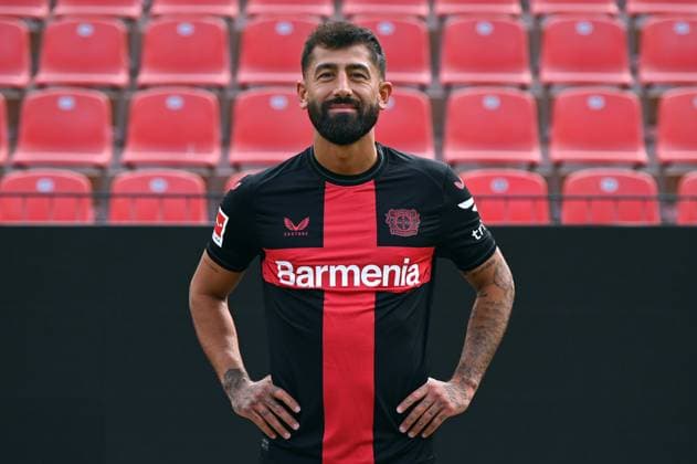 Kerem Demirbay; Bayer 04 Leverkusen; 1.BL, Porträttermin 2023 2024,