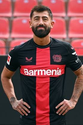 Kerem Demirbay; Bayer 04 Leverkusen; 1.BL, Porträttermin 2023 2024,