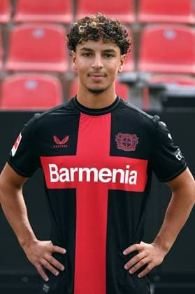 Amyan Aourir; Bayer 04 Leverkusen; 1.BL, Porträttermin 2023 2024,