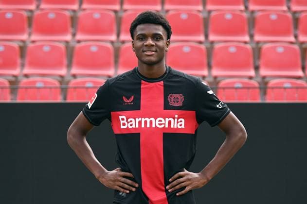 Madi Monamay; Bayer 04 Leverkusen; 1.BL, Porträttermin 2023 2024,
