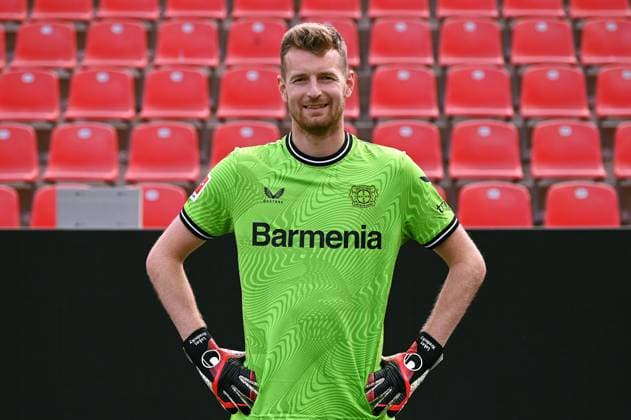 Lukas Hradecky; Bayer 04 Leverkusen; 1.BL, Porträttermin 2023 2024,