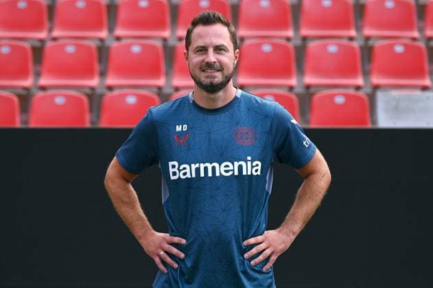 Chefanalytiker Marcel Daum; Bayer 04 Leverkusen; 1.BL, Porträttermin 2023 2024,