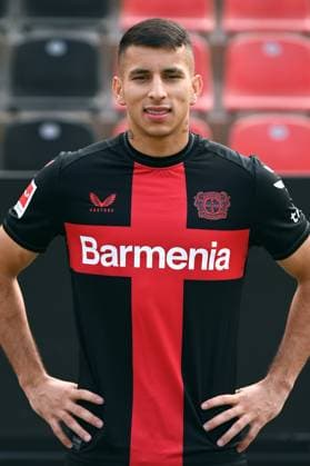 Gustavo Puerta; Bayer 04 Leverkusen; 1.BL, Porträttermin 2023 2024,