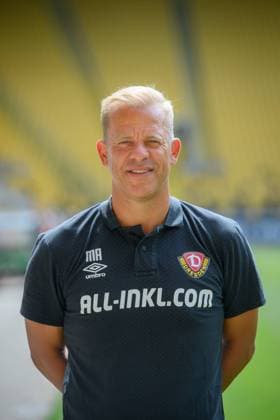 Cheftrainer Markus Anfang; SG Dynamo Dresden; 3.Liga, Porträttermin 2023 2024