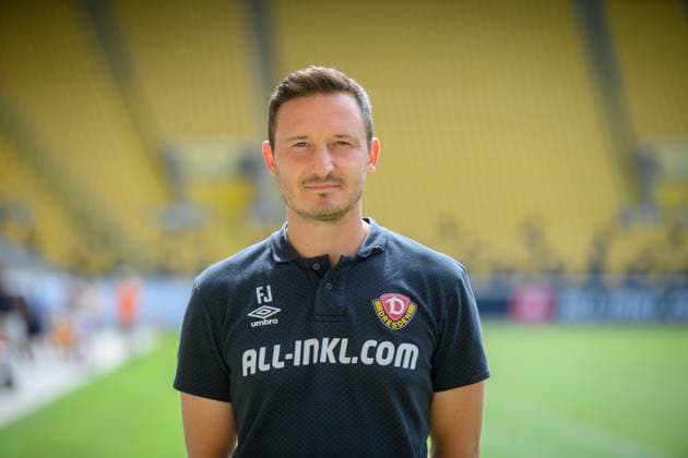 Co-Trainer Florian Junge; SG Dynamo Dresden; 3.Liga, Porträttermin 2023 2024