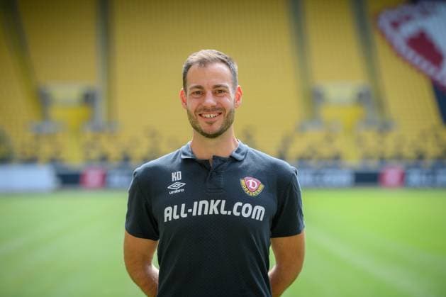 Physiotherapeut Korbinian Dötter (Doetter); SG Dynamo Dresden; 3.Liga, Porträttermin 2023 2024
