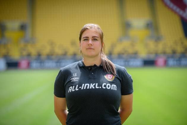 Physiotherapeutin Laura Seifert; SG Dynamo Dresden; 3.Liga, Porträttermin 2023 2024