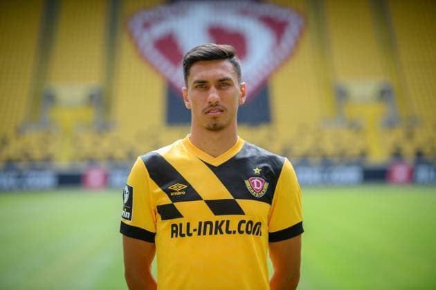 Claudio Kammerknecht; SG Dynamo Dresden; 3.Liga, Porträttermin 2023 2024