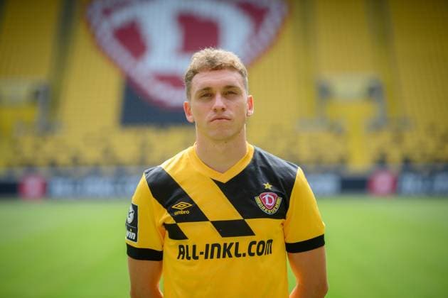 Luca Herrmann; SG Dynamo Dresden; 3.Liga, Porträttermin 2023 2024
