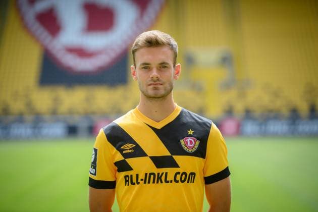 Tom Zimmerschied; SG Dynamo Dresden; 3.Liga, Porträttermin 2023 2024