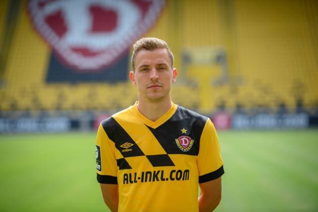 Niklas Hauptmann; SG Dynamo Dresden; 3.Liga, Porträttermin 2023 2024