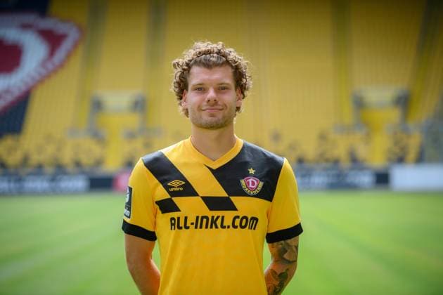 Kevin Ehlers; SG Dynamo Dresden; 3.Liga, Porträttermin 2023 2024