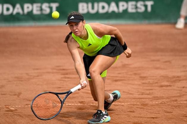 Kaja Juvan (SLO) during the third day main draw match of WTA250 Hungarian Gran Prix Tennis on July 19th, 2023 at Romai Teniszakademia , Budapest, Hungary  Copyright: xVinnyxOrlando IPAxSportx xipa-agx xx 0 IPA_IPA39298230