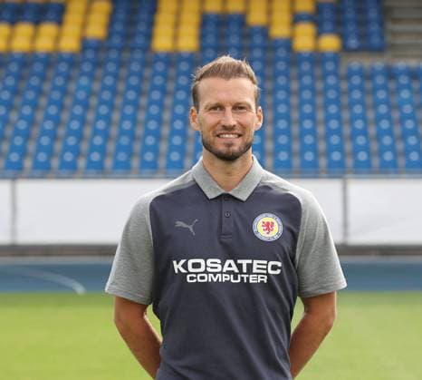 Co-Trainer und Trainer der U23 Marc Pfitzner (Eintracht Braunschweig) ; Eintracht Braunschweig; 2.BL, Portraettermin 2023 2024 *** Co coach and coach of the U23 Marc Pfitzner Eintracht Braunschweig Eintracht Braunschweig 2 BL, portrait date 2023 2024
