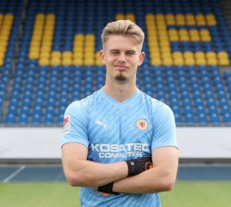 Justin Duda (Eintracht Braunschweig) ; Eintracht Braunschweig; 2.BL, Portraettermin 2023 2024