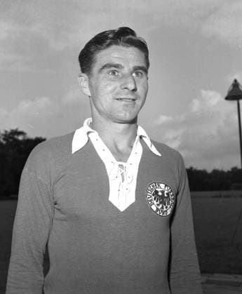Deutsche Fußballnationalmannschaft: Gerd Schönknecht Portrait. Aufn.: 03.09.1956. *** German national soccer team Gerd Schönknecht portrait Aufn 03 09 1956 HM