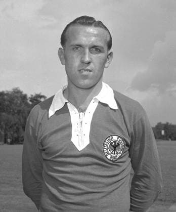 Deutsche Fußballnationalmannschaft: Kurt Sommerlatt Portrait. Aufn.: 03.09.1956. *** German national soccer team Kurt Sommerlatt portrait Aufn 03 09 1956 HM