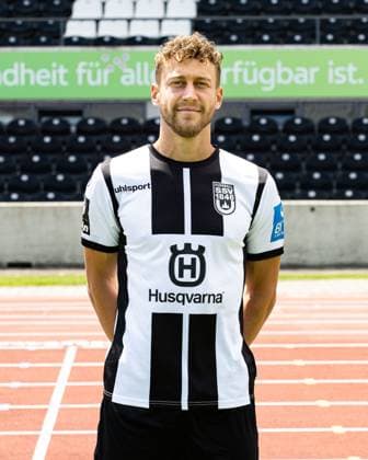 SSV Ulm 1846, 3.Liga, Portraittermin 2023 2024, 17.07.2023 David Groezinger 27 DFB DFL REGULATIONS PROHIBIT ANY USE OF PHOTOGRAPHS AS IMAGE SEQUENCES AND OR QUASI-VIDEO SSV Ulm 1846, 3.Liga, Portraittermin 2023 2024, 17.07.2023 Ulm Copyright: xEibner-Pressefoto RogerxBuerkex EP_EER