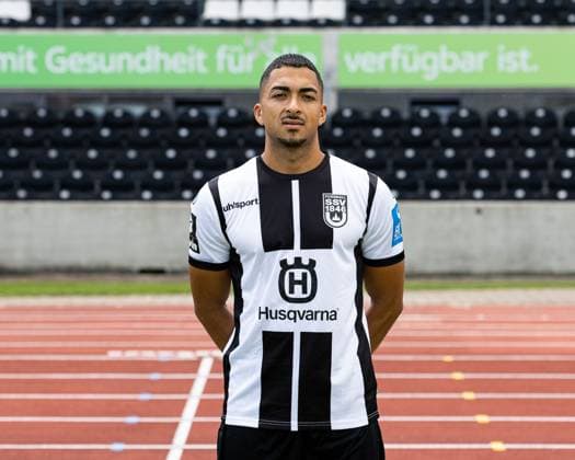 SSV Ulm 1846, 3.Liga, Portraittermin 2023 2024, 17.07.2023 Dennis De Sousa 29 DFB DFL REGULATIONS PROHIBIT ANY USE OF PHOTOGRAPHS AS IMAGE SEQUENCES AND OR QUASI-VIDEO SSV Ulm 1846, 3.Liga, Portraittermin 2023 2024, 17.07.2023 Ulm Copyright: xEibner-Pressefoto RogerxBuerkex EP_EER