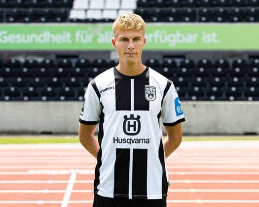 SSV Ulm 1846, 3.Liga, Portraittermin 2023 2024, 17.07.2023 Julian Kudala 35 DFB DFL REGULATIONS PROHIBIT ANY USE OF PHOTOGRAPHS AS IMAGE SEQUENCES AND OR QUASI-VIDEO SSV Ulm 1846, 3.Liga, Portraittermin 2023 2024, 17.07.2023 Ulm Copyright: xEibner-Pressefoto RogerxBuerkex EP_EER