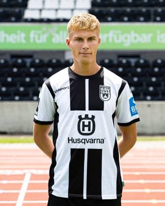 SSV Ulm 1846, 3.Liga, Portraittermin 2023 2024, 17.07.2023 Julian Kudala 35 DFB DFL REGULATIONS PROHIBIT ANY USE OF PHOTOGRAPHS AS IMAGE SEQUENCES AND OR QUASI-VIDEO SSV Ulm 1846, 3.Liga, Portraittermin 2023 2024, 17.07.2023 Ulm Copyright: xEibner-Pressefoto RogerxBuerkex EP_EER