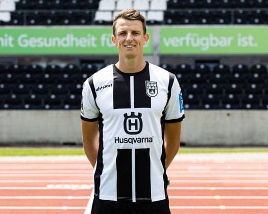SSV Ulm 1846, 3.Liga, Portraittermin 2023 2024, 17.07.2023 Lennart Stoll 18 DFB DFL REGULATIONS PROHIBIT ANY USE OF PHOTOGRAPHS AS IMAGE SEQUENCES AND OR QUASI-VIDEO SSV Ulm 1846, 3.Liga, Portraittermin 2023 2024, 17.07.2023 Ulm Copyright: xEibner-Pressefoto RogerxBuerkex EP_EER