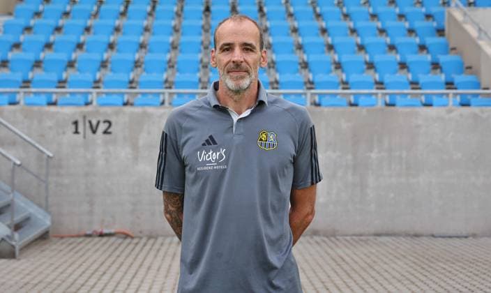 Physiotherapeut Paulo Da Palma; 1. FC Saarbrücken; 3. Liga, Porträttermin 2023 2024 Saarbrücken Ludwigsparkstadion Saarland Deutschland (DE)