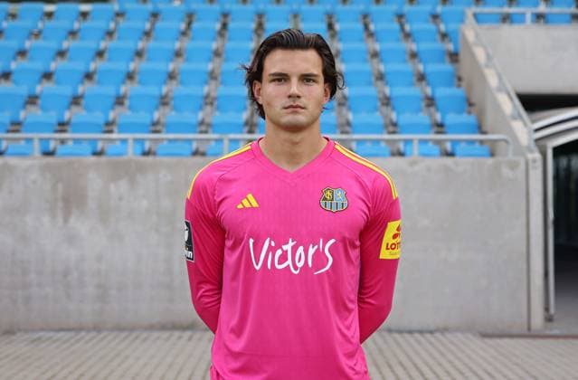 Tim Schreiber; 1. FC Saarbrücken; 3. Liga, Porträttermin 2023 2024 Saarbrücken Ludwigsparkstadion Saarland Deutschland (DE)