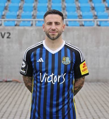 Calogero Rizzuto; 1. FC Saarbrücken; 3. Liga, Porträttermin 2023 2024 Saarbrücken Ludwigsparkstadion Saarland Deutschland (DE)