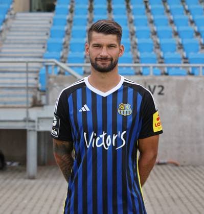 Kai Brünker; 1. FC Saarbrücken; 3. Liga, Porträttermin 2023 2024 Saarbrücken Ludwigsparkstadion Saarland Deutschland (DE)