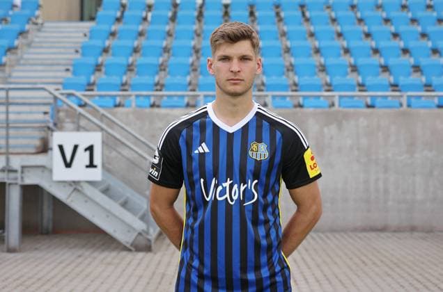 Dominik Becker; 1. FC Saarbrücken; 3. Liga, Porträttermin 2023 2024 Saarbrücken Ludwigsparkstadion Saarland Deutschland (DE)