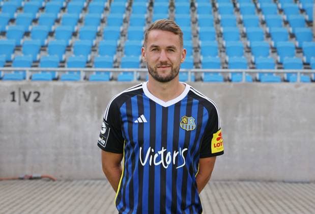 Julian Günther-Schmidt; 1. FC Saarbrücken; 3. Liga, Porträttermin 2023 2024 Saarbrücken Ludwigsparkstadion Saarland Deutschland (DE)