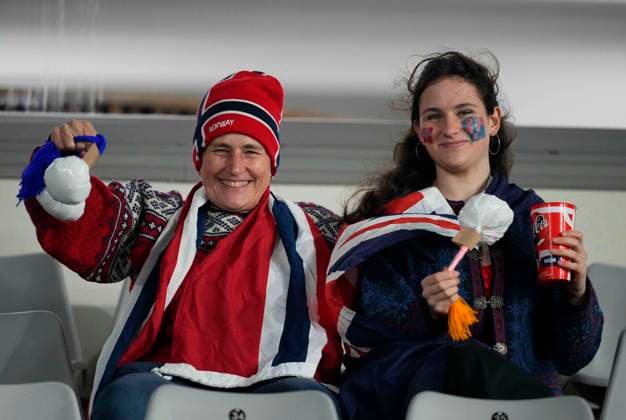 July 20 2023: . Norway fans during a Group A - FIFA Women s World Cup Australia & New Zealand 2023 game, New Zealand vs Norway, at Eden Park, Auckland, New Zealand. CSM Auckland New Zealand - ZUMAc04_ 20230720_zma_c04_003 Copyright: xKimxPricex