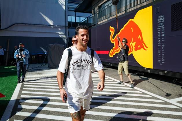 RICCIARDO Daniel (aus), Scuderia AlphaTauri AT04, portrait during the 2023 Formula 1 Qatar Airways Hungarian Grand Prix, 11th round of the 2023 Formula One World Championship, WM, Weltmeisterschaft from July 21 to 23, 2023 on the Hungaroring, in Mogyorod, Hungary - F1 - HUNGARIAN GRAND PRIX 2023 DPPI Panoramic  00123026_G0OD6094 