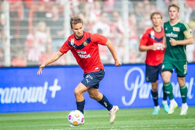 Testspiel: 1. FC Union Berlin vs SK Rapid Wien. Berlin 19.07.2023 Matthias Seidl (Sk Rapid Wien 18) Testspiel: 1. FC Union Berlin vs SK Rapid Wien, Stadion An der Alten Foersterei, Berlin 19.07.2023 Copyright: xBEAUTIFULxSPORTS LucianoxLimax