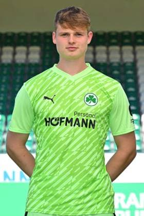 18.07.2023 - SpVgg Greuther Fürth ( Kleeblatt Spielvereinigung ) - 2. Fussball Bundesliga - Saison 2023 2024 - Fototermin Porträttermin Vorstellung Präsentation Pressetermin - - Einzelbild Einzelfoto Portrait Porträt Kopfbild - Jonas Urbig (40, SpVgg Greuther Fürth )