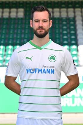 18.07.2023 - SpVgg Greuther Fürth ( Kleeblatt Spielvereinigung ) - 2. Fussball Bundesliga - Saison 2023 2024 - Fototermin Porträttermin Vorstellung Präsentation Pressetermin - - Einzelbild Einzelfoto Portrait Porträt Kopfbild - Orestis Kiomourtzoglou (13, SpVgg Greuther Fürth )