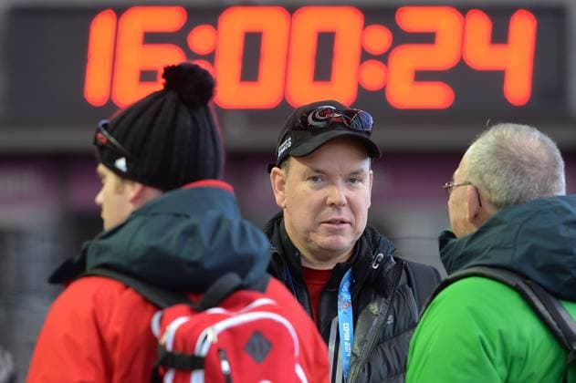 Winter Olympics - Prince Albert At The Bobsleigh Training - Sochi Prince Albert II of Monaco attending bobsleigh training session at the Sliding Center Sanki during Sochi 2014 Olympic Games, Olympische Spiele, Olympia, OS in Sochi, Russia on February 13, 2014. The Sochi 2014 Olympic Games run from 07 to 23 February 2014. Photo by Gouhier-Zabulon ABACAPRESS.COM Sochi Russia  Copyright: xGouhier-Zabulon ABACAx 433864_005 Gouhier-Zabulon ABACAx 433864_005