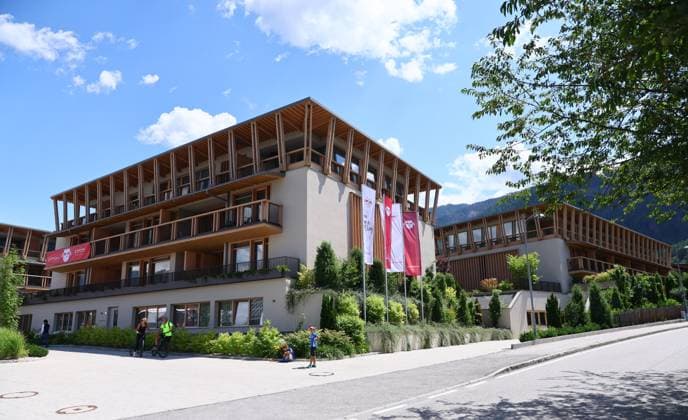 RB Leipzig - Italien Trainingslager Bruneck, 20.07.2023, Falkensteiner Hotel Kronplatz, RB Teamhotel , RB Leipzig (GER) Trainingslager in Südtirol Italien ,