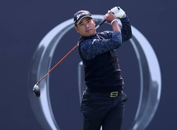 20th July 2023; Royal Liverpool Golf Club, Hoylake, Merseyside, England: The Open Championship Round 1; Hideki Matsuyama (JAP) on the tee at the 1st hole  ActionPlus12532740 DavidxBlunsden
