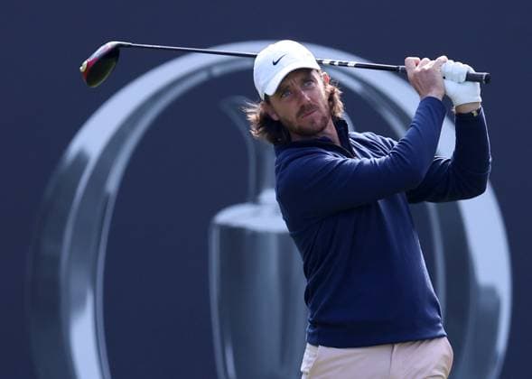 20th July 2023; Royal Liverpool Golf Club, Hoylake, Merseyside, England: The Open Championship Round 1; Tommy Fleetwood (ENG) on the tee pf the 1st hole  ActionPlus12532745 DavidxBlunsden