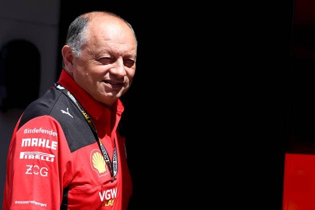 Hungary, Mogyorod, 20.07.2023, Hungaroring, F1 Gran Prix of Hungary, Frederic Vasseur, team principal looks on Mogyorod Hungaroring Hungary