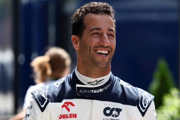 F1 Gran Prix of Hungary Daniel Ricciardo of AlphaTauri in the paddock during previews ahead of the F1 Grand Prix of Hungary. Mogyorod Hungaroring Hungary Copyright: xMarcoxCanonierox