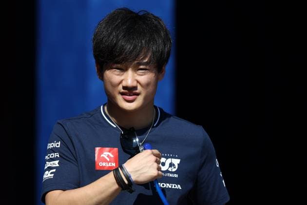 F1 Gran Prix of Hungary Yuki Tsunoda of AlphaTauri in the paddock during previews ahead of the F1 Grand Prix of Hungary. Mogyorod Hungaroring Hungary Copyright: xMarcoxCanonierox