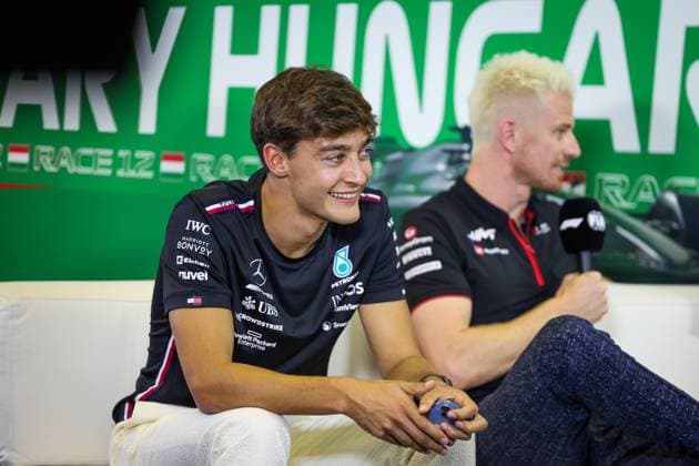 63 George Russell (GBR, Mercedes-AMG Petronas F1 Team), F1 Grand Prix of Hungary at Hungaroring on July 20, 2023 in Budapest, Hungary. (Photo by HOCH ZWEI) Budapest Hungary