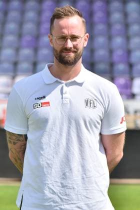 Physiotherapeut Sebastian Schwermann; VfL Osnabrück; 2.BL, Porträttermin 2023 2024