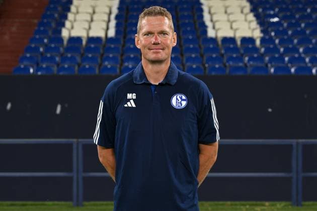 Co Trainer Markus Gellhaus; FC Schalke 04; 2.BL, Porträttermin 2023 2024 Gelsenkirchen Nordrhein-Westfalen Deutschland