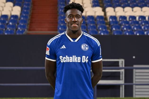 Bryan Lasme; FC Schalke 04; 2.BL, Porträttermin 2023 2024 Gelsenkirchen Nordrhein-Westfalen Deutschland