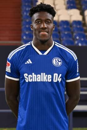 Bryan Lasme; FC Schalke 04; 2.BL, Porträttermin 2023 2024 Gelsenkirchen Nordrhein-Westfalen Deutschland