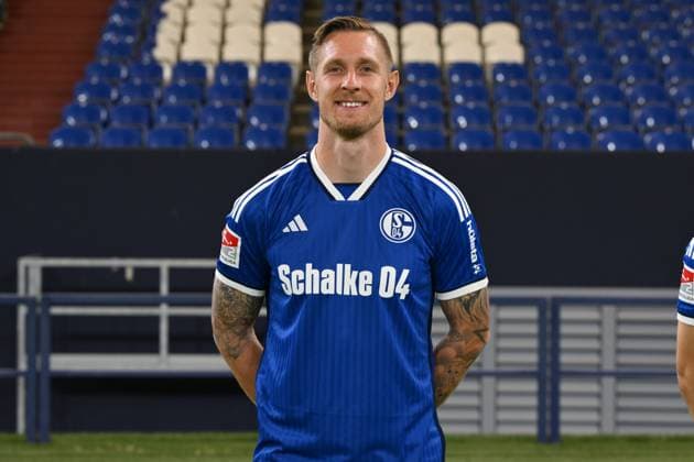 Sebastian Polter; FC Schalke 04; 2.BL, Porträttermin 2023 2024 Gelsenkirchen Nordrhein-Westfalen Deutschland